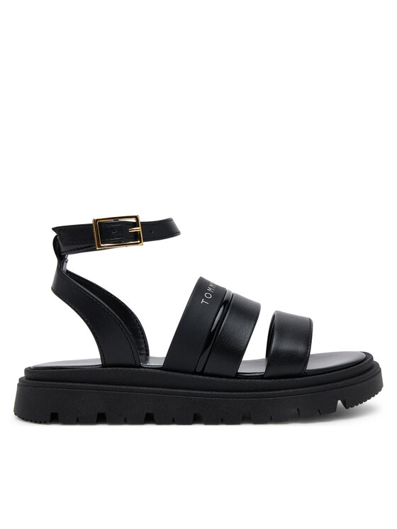 Tommy Hilfiger Сандали Sandal T4A2-33798-0371 M Черен за Момичета цена