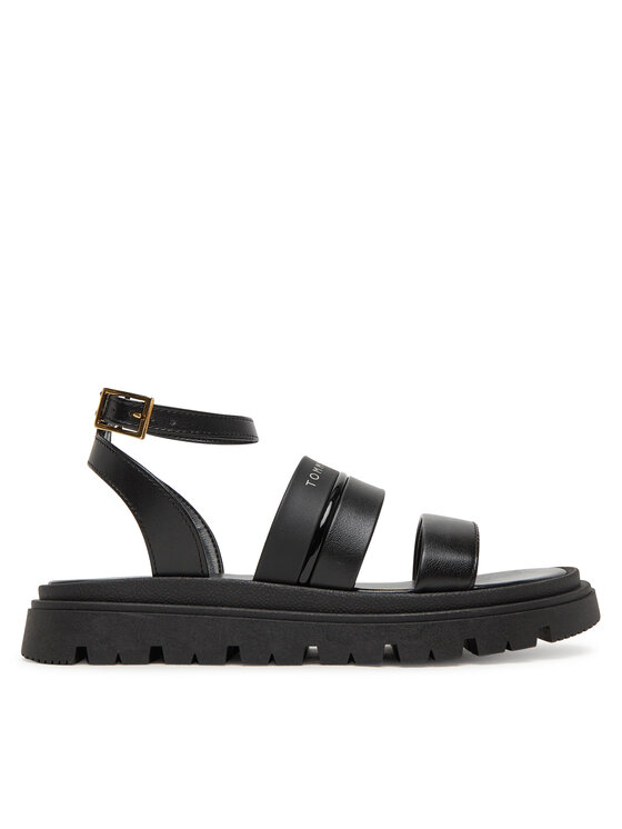 Tommy Hilfiger Сандали Sandal T4A2-33798-0371 S Черен за Момичета цена