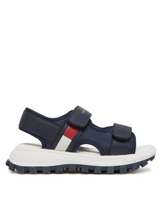 Tommy Hilfiger Сандали T3B2-33900-1591 M Тъмносин за Момчета цена
