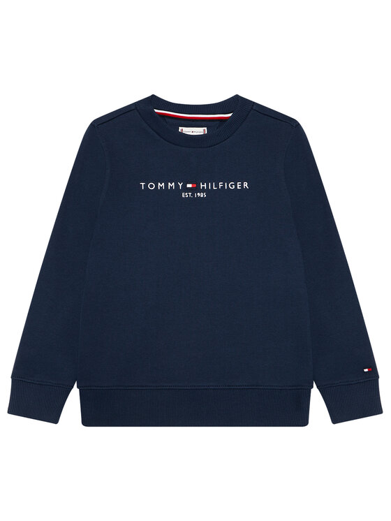 Tommy Hilfiger Суитшърт Essential Sweatshirt KS0KS00212 Тъмносин Regular Fit за Момчета цена