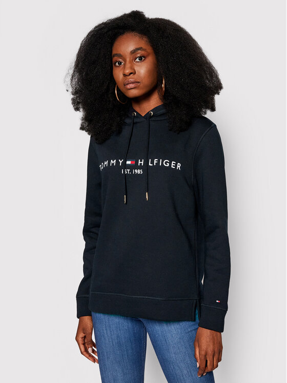 Tommy Hilfiger Суитшърт Heritage WW0WW31998 Тъмносин Regular Fit за Жени цена
