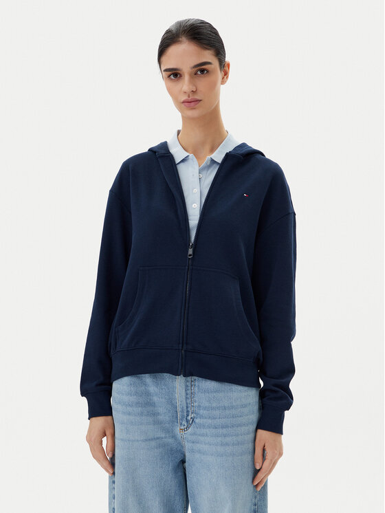 Tommy Hilfiger Суитшърт UW0UW05772 Тъмносин Regular Fit за Жени цена