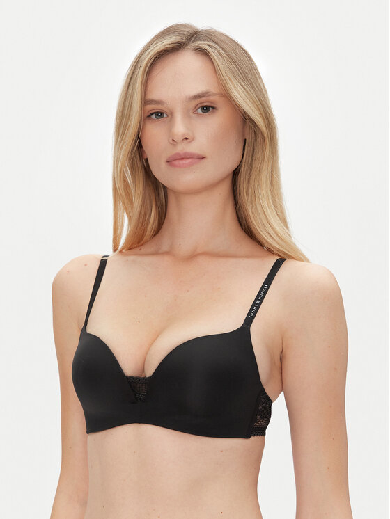 Tommy Hilfiger Сутиен push-up UW0UW02405 Черен за Жени цена