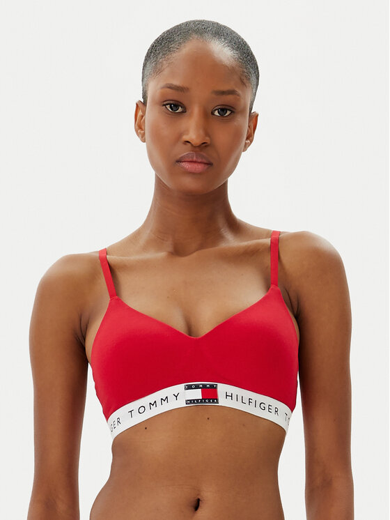 Tommy Hilfiger Сутиен бралет UW0UW05715 Червен за Жени цена