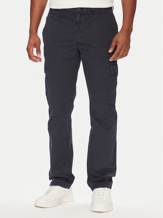 Tommy Hilfiger Текстилни панталони Denton MW0MW39695 Тъмносин Straight Fit за Мъже цена