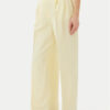 Tommy Hilfiger Текстилни панталони WW0WW45460 Жълт Relaxed Fit за Жени цена