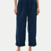 Tommy Hilfiger Текстилни панталони WW0WW45589 Тъмносин Relaxed Fit за Жени цена