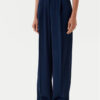 Tommy Hilfiger Текстилни панталони WW0WW46749 Тъмносин Relaxed Fit за Жени цена