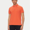 Tommy Hilfiger Тениска с яка и копчета 1985 MW0MW17770 Оранжев Regular Fit за Мъже цена