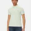 Tommy Hilfiger Тениска с яка и копчета 1985 MW0MW17771 Зелен Slim Fit за Мъже цена