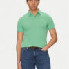 Tommy Hilfiger Тениска с яка и копчета 1985 MW0MW17771 Зелен Slim Fit за Мъже цена