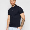 Tommy Hilfiger Тениска с яка и копчета 1985 MW0MW17771 Тъмносин Slim Fit за Мъже цена