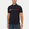 Tommy Hilfiger Тениска с яка и копчета Chest Insert MW0MW38130 Тъмносин Regular Fit за Мъже цена