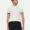 Tommy Hilfiger Тениска с яка и копчета Flag Cuff MW0MW38458 Бял Slim Fit за Мъже цена