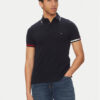 Tommy Hilfiger Тениска с яка и копчета Flag Cuff MW0MW38458 Тъмносин Slim Fit за Мъже цена