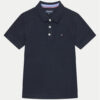Tommy Hilfiger Тениска с яка и копчета KB0KB03975 D Тъмносин Regular Fit за Момчета цена