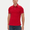 Tommy Hilfiger Тениска с яка и копчета Seasonal MW0MW39993 Червен Slim Fit за Мъже цена