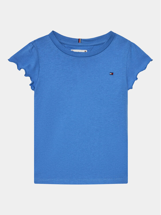Tommy Hilfiger Тишърт Essential KG0KG07052 M Син Regular Fit за Момичета цена
