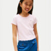 Tommy Hilfiger Тишърт Essential KG0KG08590 Розов Regular Fit за Момичета цена