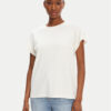 Tommy Hilfiger Тишърт Gold Button WW0WW45628 Бял Regular Fit за Жени цена