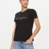 Tommy Hilfiger Тишърт Heritage C-Nk WW0WW31999 Черен Regular Fit за Жени цена