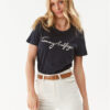 Tommy Hilfiger Тишърт Heritage Graphic Tee WW0WW24967 Тъмносин Regular Fit за Жени цена