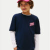 Tommy Hilfiger Тишърт Neon Graphic KB0KB09849 Тъмносин Regular Fit за Момчета цена