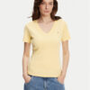 Tommy Hilfiger Тишърт New Cody WW0WW40584 Жълт Slim Fit за Жени цена