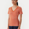 Tommy Hilfiger Тишърт New Cody WW0WW40584 Оранжев Slim Fit за Жени цена