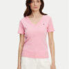 Tommy Hilfiger Тишърт New Cody WW0WW40584 Розов Slim Fit за Жени цена