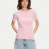 Tommy Hilfiger Тишърт New Cody WW0WW40587 Розов Slim Fit за Жени цена