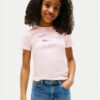Tommy Hilfiger Тишърт Script KG0KG08636 Розов Regular Fit за Момичета цена