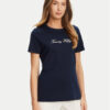 Tommy Hilfiger Тишърт Script WW0WW47210 Тъмносин Regular Fit за Жени цена