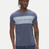 Tommy Hilfiger Тишърт UM0UM03418 Син Regular Fit цвят на ниска цена