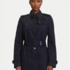 Tommy Hilfiger Тренч Heritage Single WW0WW24966 Тъмносин Regular Fit за Жени цена