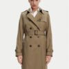 Tommy Hilfiger Тренч WW0WW42133 Каки Slim Fit за Жени цена
