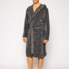 Tommy Hilfiger Халат Icon Hooded Bathrobe 2S87905573 Сив за Мъже цена