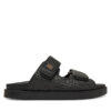 Tommy Hilfiger Чехли DOUBLE STRAP RAFFIA FW0FW08940 Черен за Жени цена