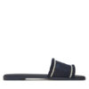 Tommy Hilfiger Чехли Fringe Canvas Flat Sandal FW0FW08908 Тъмносин за Жени цена