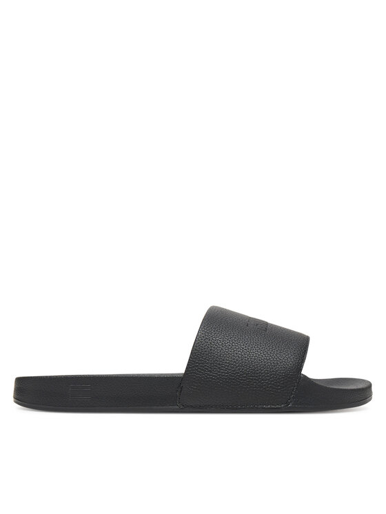 Tommy Hilfiger Чехли Hilfiger Print Tumble Pool Slide FM0FM05505 Черен за Мъже цена