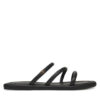 Tommy Hilfiger Чехли Strappy Leather Mule FW0FW08939 Черен за Жени цена