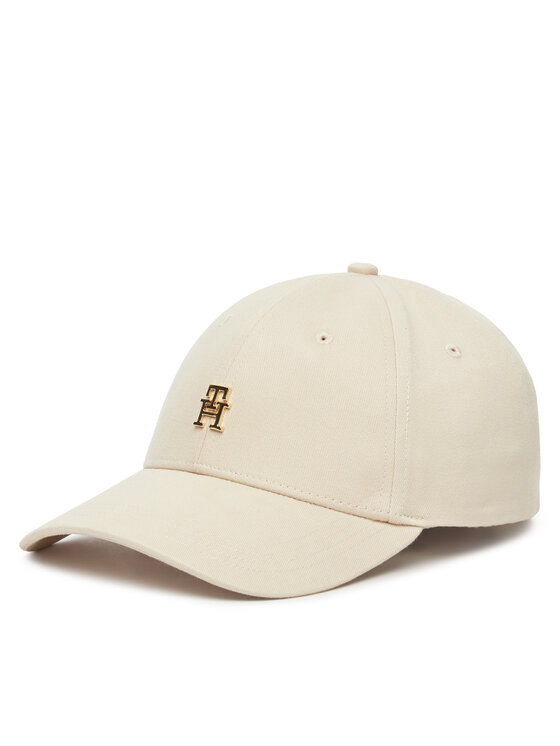 Tommy Hilfiger Шапка с козирка Elevated Chic AW0AW17631 Бежов за Жени цена