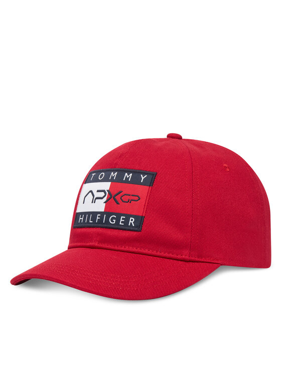 Tommy Hilfiger Шапка с козирка F1 Movie AM0AM13966 Червен за Мъже цена