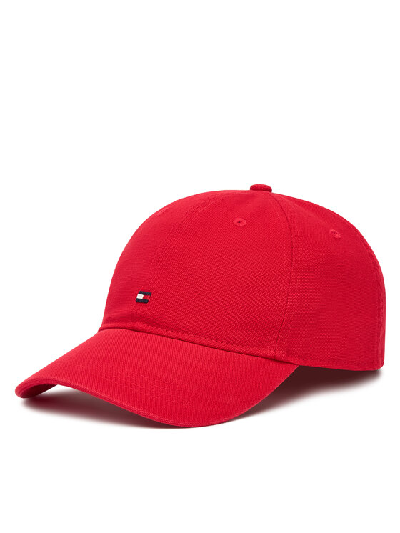Tommy Hilfiger Шапка с козирка Flag Soft 6 Panel AM0AM13426 Червен за Мъже цена