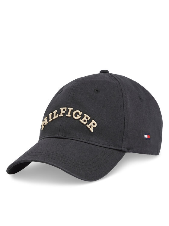Tommy Hilfiger Шапка с козирка Th Monotype Soft 6 Panel Cap AM0AM13165 Черен за Мъже цена