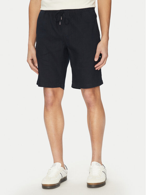 Tommy Hilfiger Шорти от плат Harlem MW0MW37804 Тъмносин Regular Fit за Мъже цена
