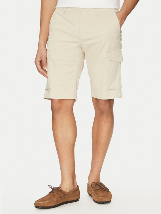 Tommy Hilfiger Шорти от плат John MW0MW31244 Бежов Regular Fit за Мъже цена