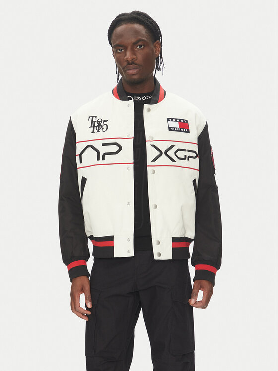 Tommy Hilfiger Яке бомбър F1 Movie MW0MW41367 Екрю Regular Fit за Мъже цена