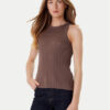 Tommy Hilfiger топ WW0WW45706 Кафяв Slim Fit за Жени цена