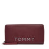 Tommy Jeans Голям дамски портфейл AW0AW16485 Бордо за Жени цена
